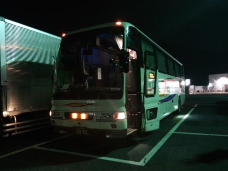 高速バス BEAM-1号 宮古行き/東北道 佐野サービスエリア/2015.7.2