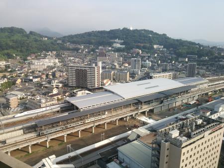 九州新幹線800系とキハ40,キハ31/熊本駅/2015.8.10