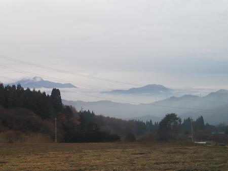 高山村から雲海を眺める(1)／2016.11.27