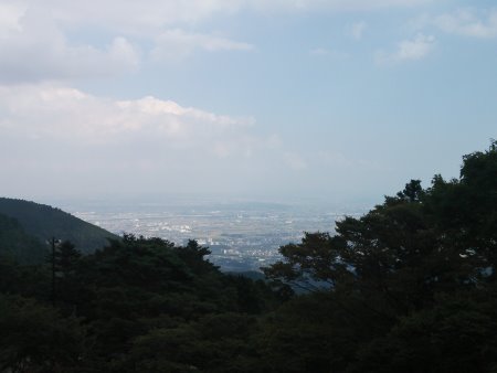 大山阿夫利神社・下社からの眺め/2015.10.4