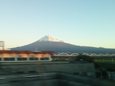 東海道新幹線から眺める富士山(2)/2015.11.28