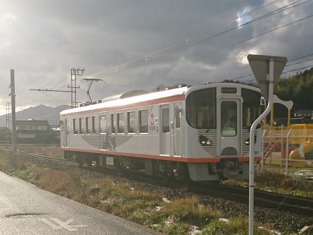 一畑電車 7000系(1)/2017.1.16