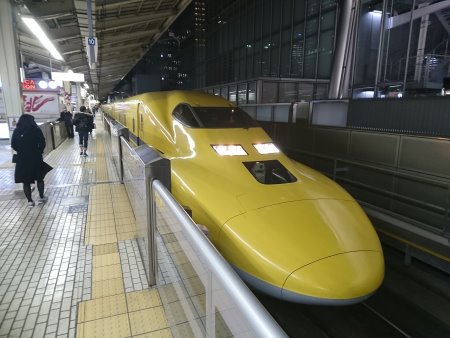 ドクターイエロー/東京駅(1)/2017.2.14