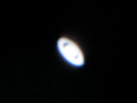 日原天文台の望遠鏡で見る土星/2017.7.9