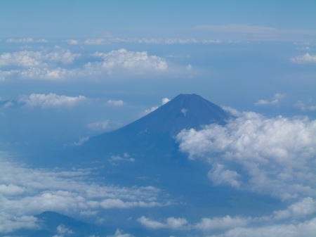 JAL1841便から見る富士山