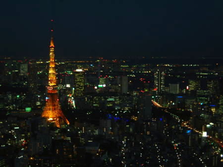 東京シティビューからの夜景