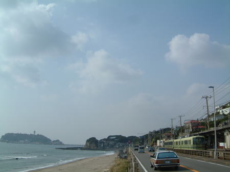 江ノ島と江ノ電